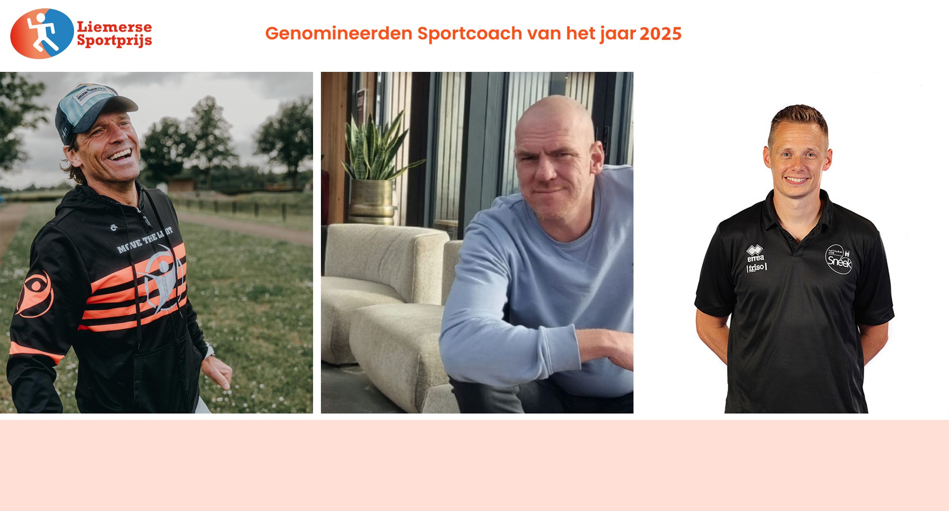 Genomineerden voor Liemerse Sportcoach van 2025!