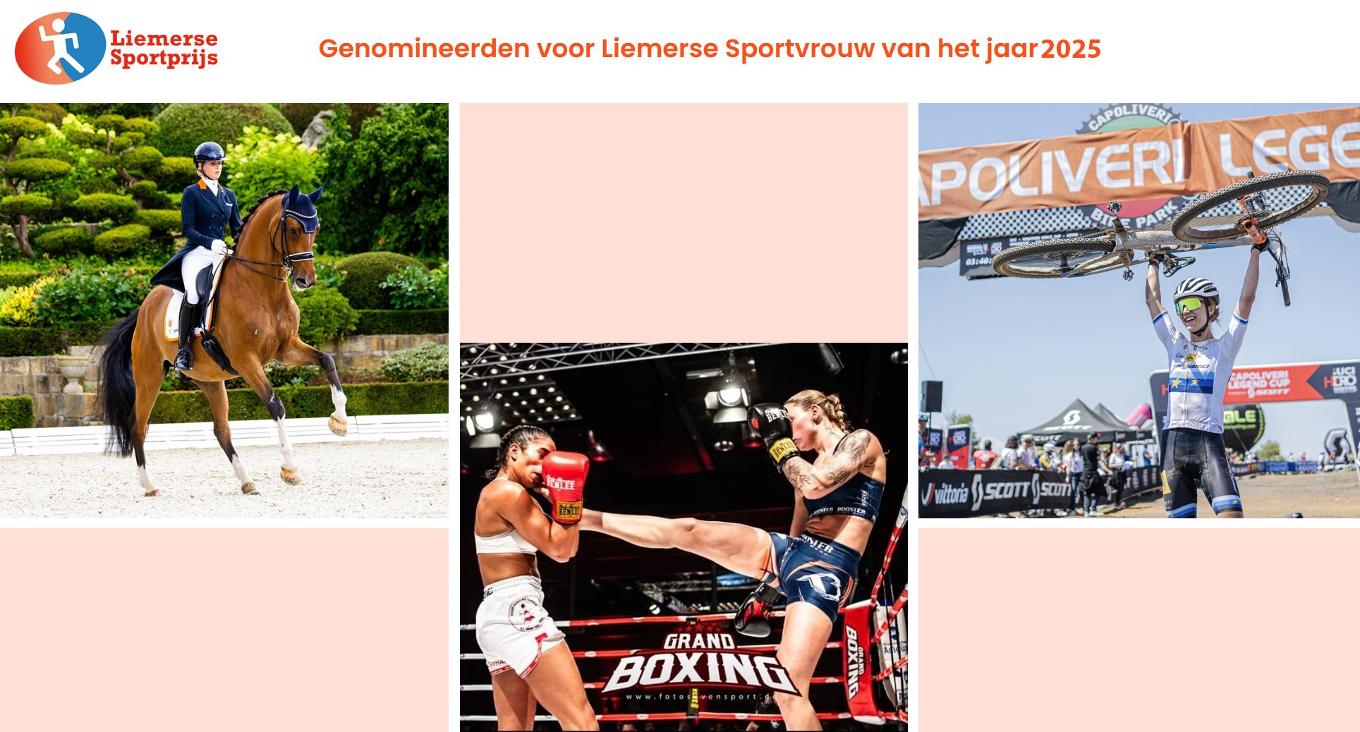 Genomineerden voor Liemerse Sportvrouw van 2025!